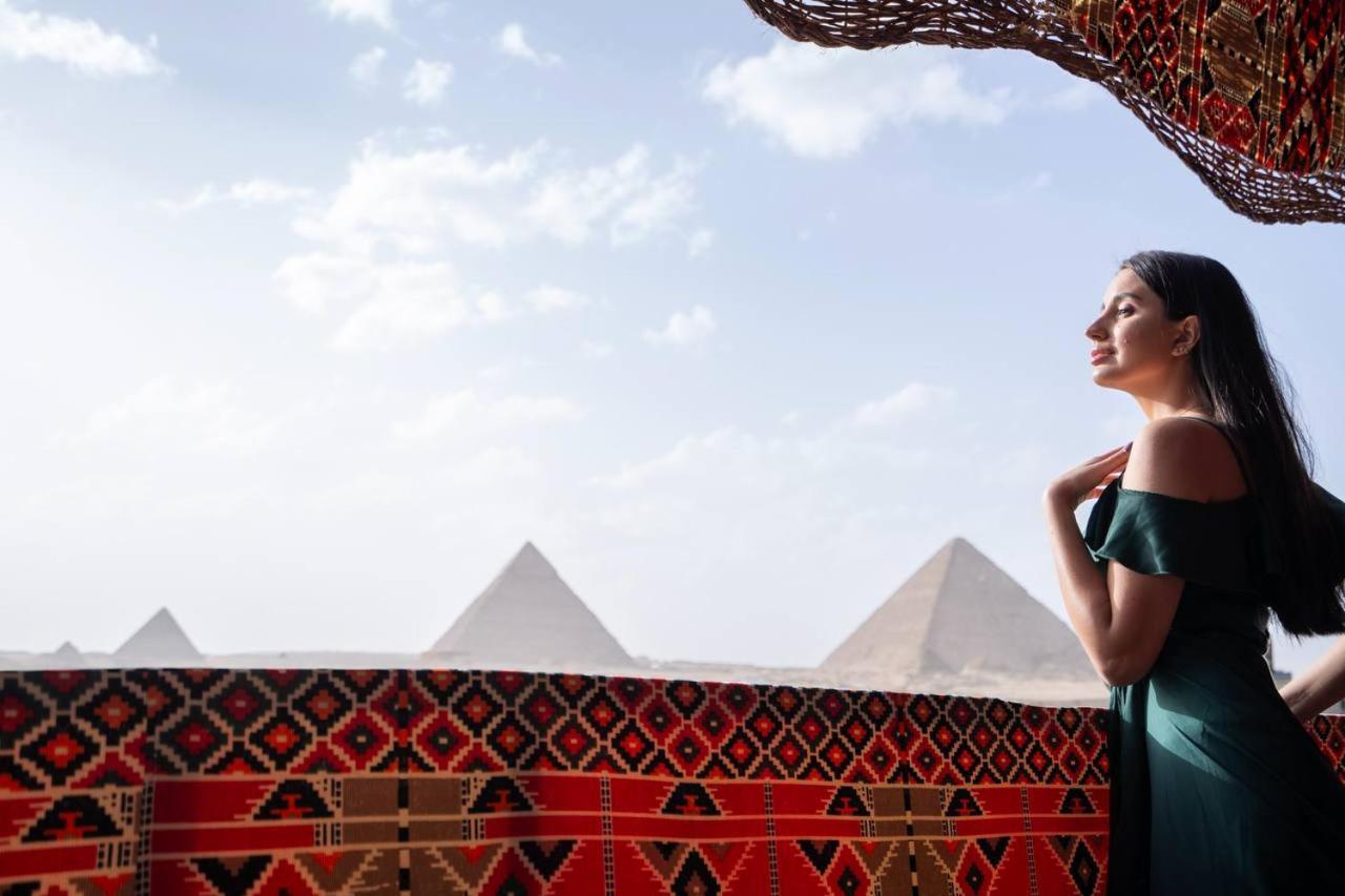 Majestic View Pyramids Inn Kafrat al Jabal Bagian luar foto